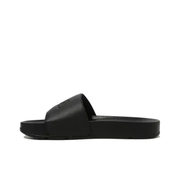 FILA DRIFTER Rubber Sole Abrasion Resistant Slide Slippers Unisex Black Korean Style