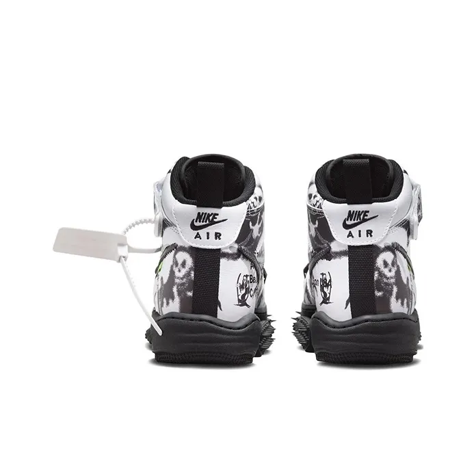 Nike X Off White Air Force 1 Mid 'Grim Reaper'-4