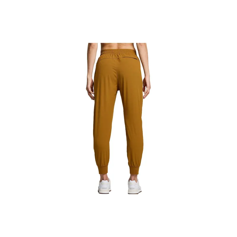 Saucony Boston Woven Pant Casual Pants Women's Bronze Yellow-1