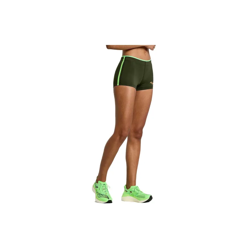 Saucony Elite Boy Short Casual Shorts Women's Green-3