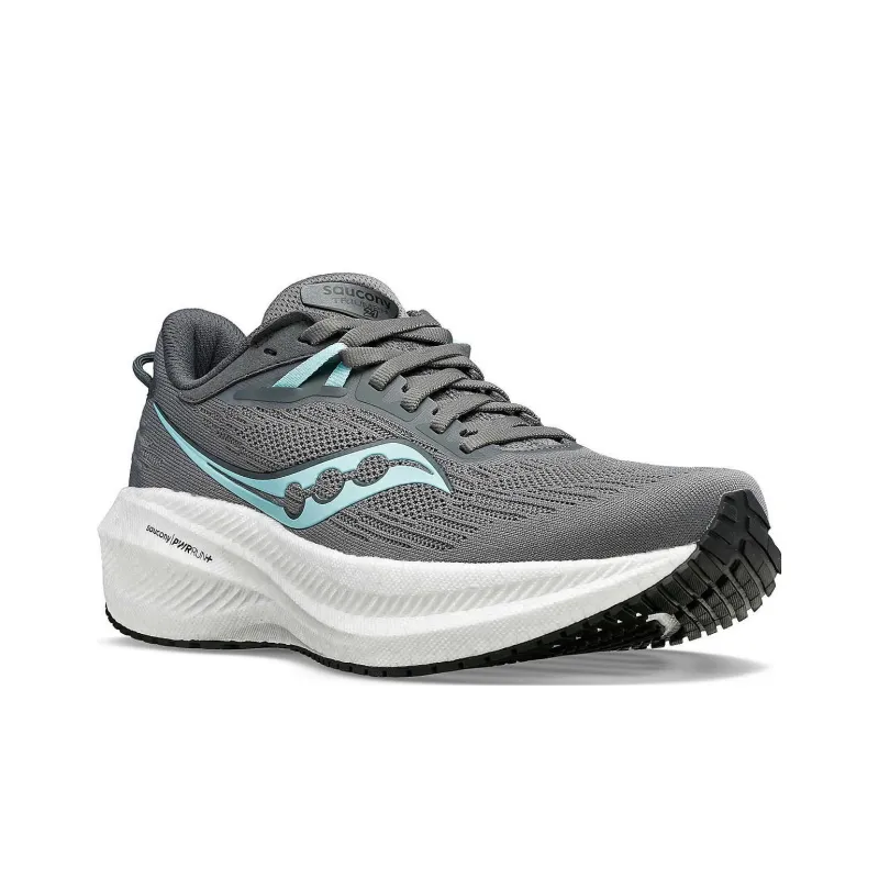 saucony Women's Triumph 21 'Gravel Aqua'-2