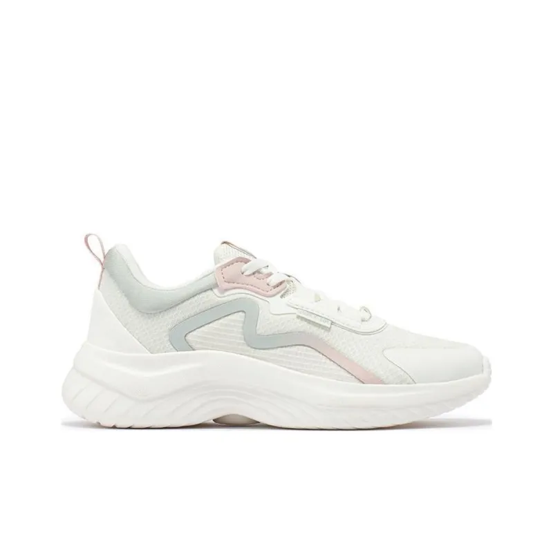 361° SOFTSTEP 1.0 Slip Resistant Waterproof Low Top Running Shoes Women's White Pink-1