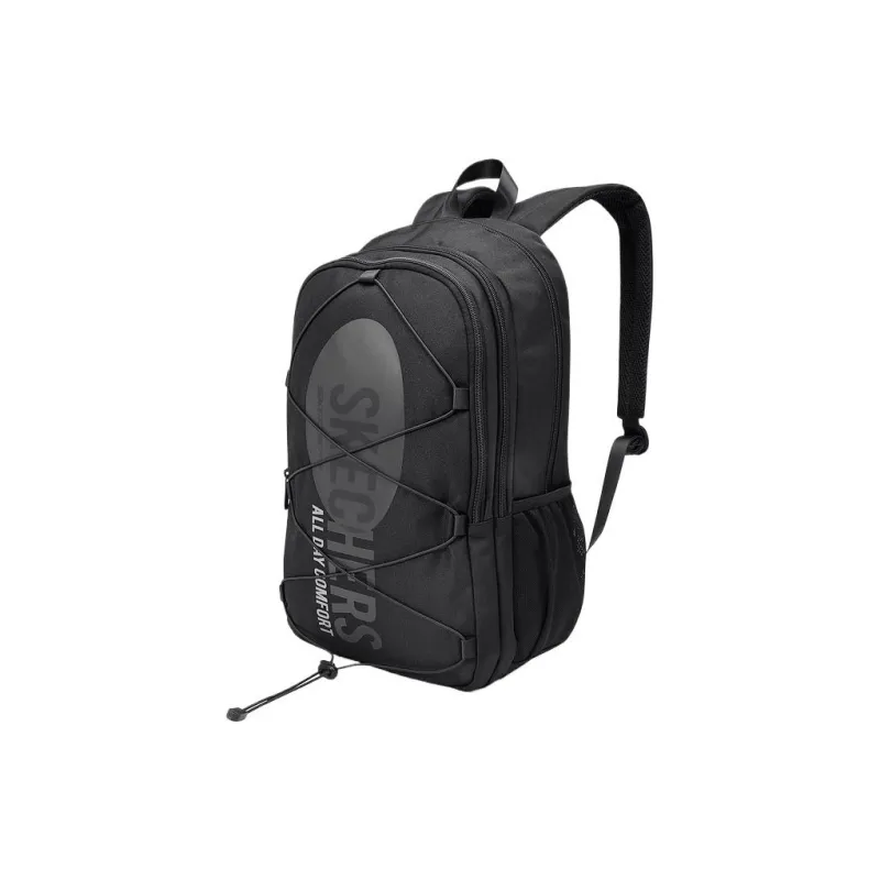 Skechers Fabric Backpack Regular Unisex Carbon Black-1
