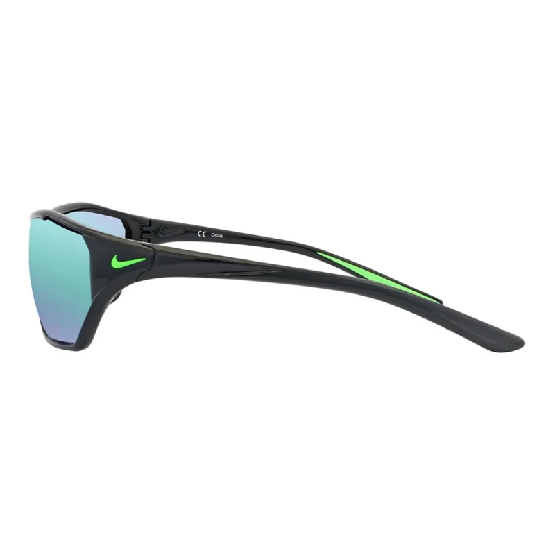 Nike Bio Based Injection Molded Plastic Irregular Shape Sunglasses Men's Black-2