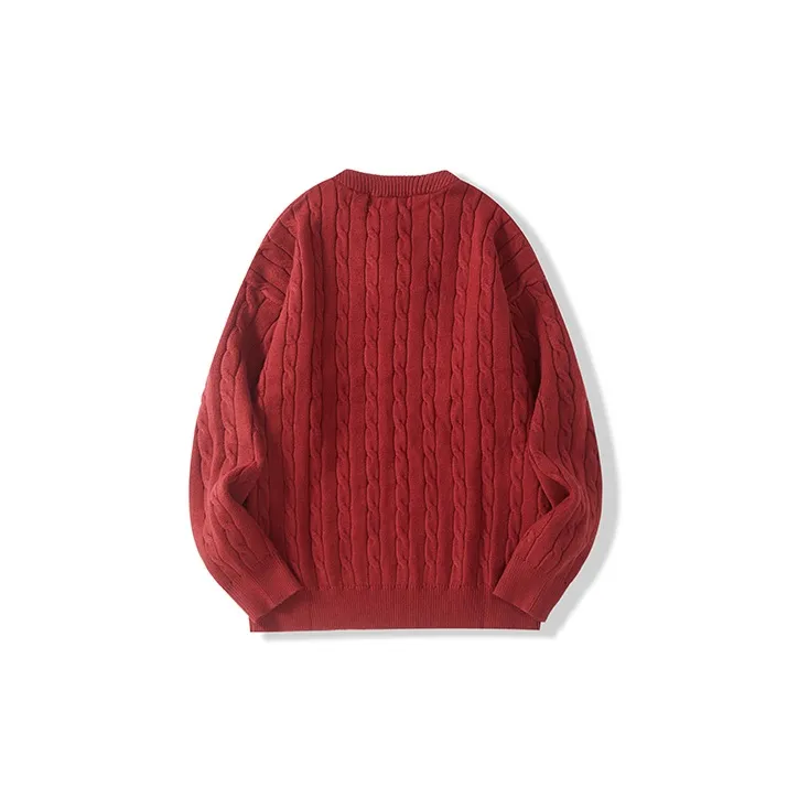 I'm David Knitwear Unisex Burgundy-1
