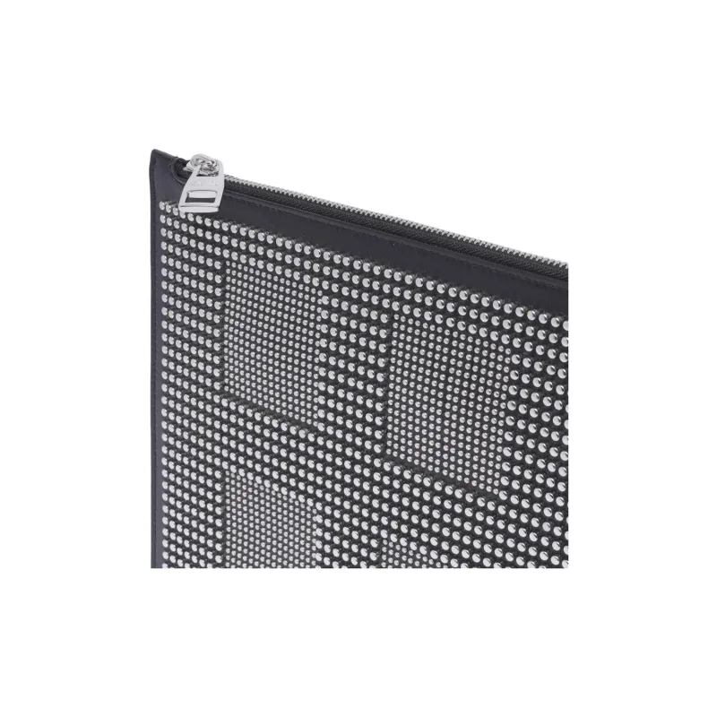 Alexander McQueen Calfskin Clutch Men's Black-3