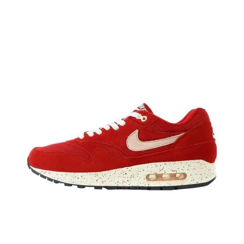 Nike Air Max 1 Casual Shoes Unisex Low-Top Red