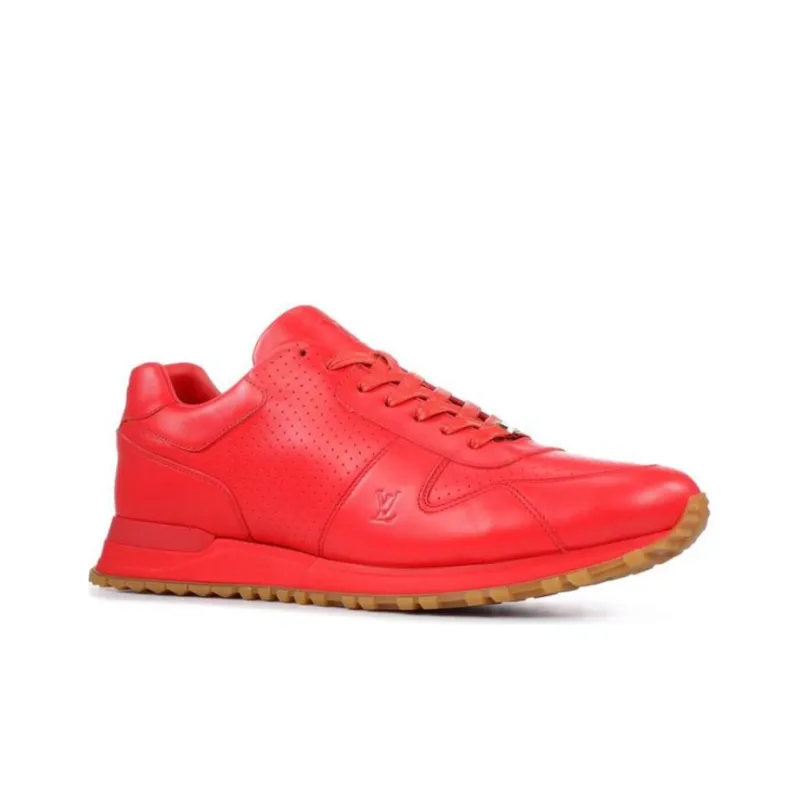 Supreme x LOUIS VUITTON Run Away Low Top Casual Shoes Men's Red-2