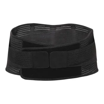 PEAK Back Support Braces Breathable And Protective One Size Black Polyester, Elastane Unisex