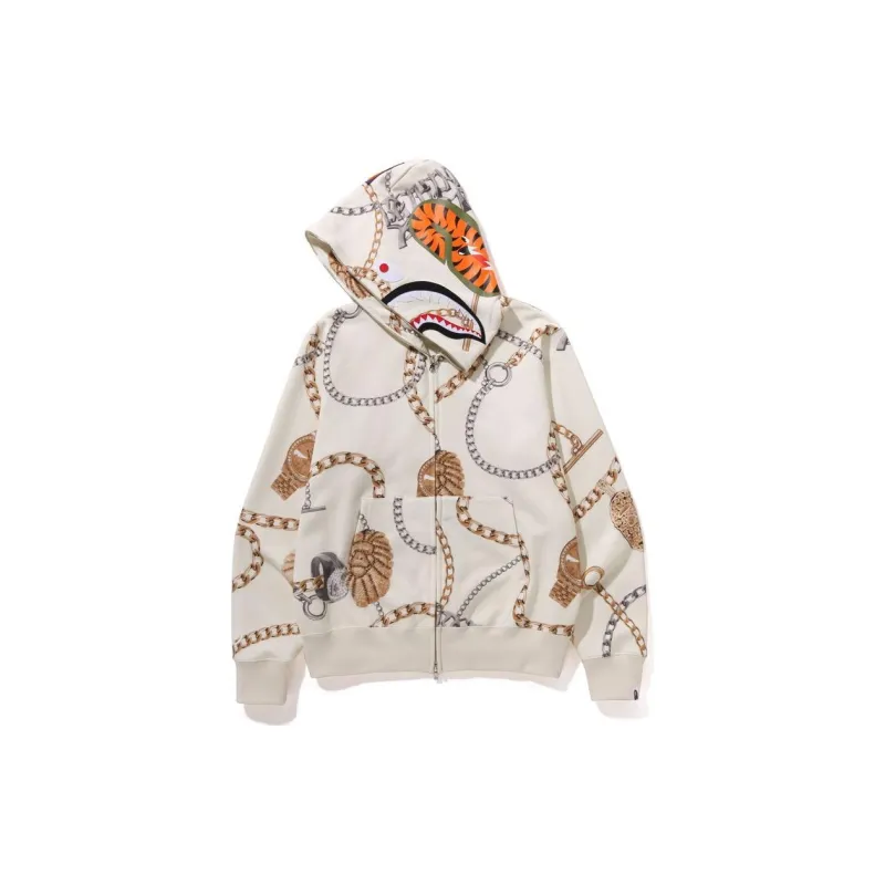 Bape Jewels Shark Full Zip Hoodie-3