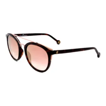 CarolinaHerrera - Irregular Shape Sunglasses Unisex Tortoiseshell