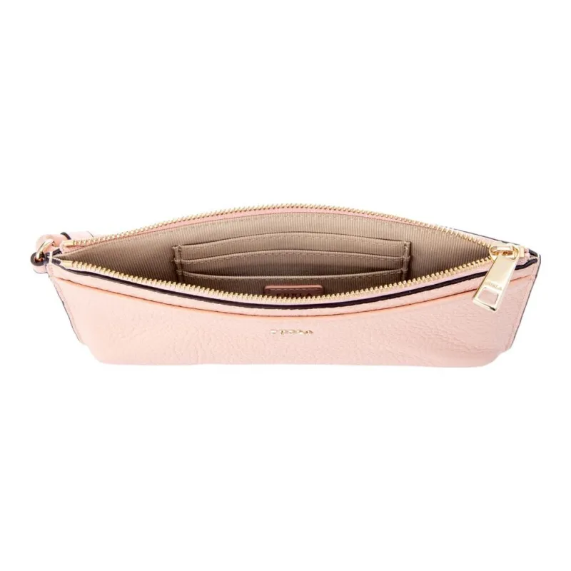 Furla Leather Clutch Women's Candy Rose Pink-3
