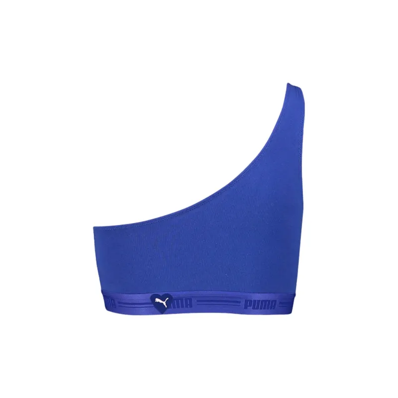 PUMA Women's One Shoulder Heart Top 1 Piece Sports Underwear Women's Royal Blue-1