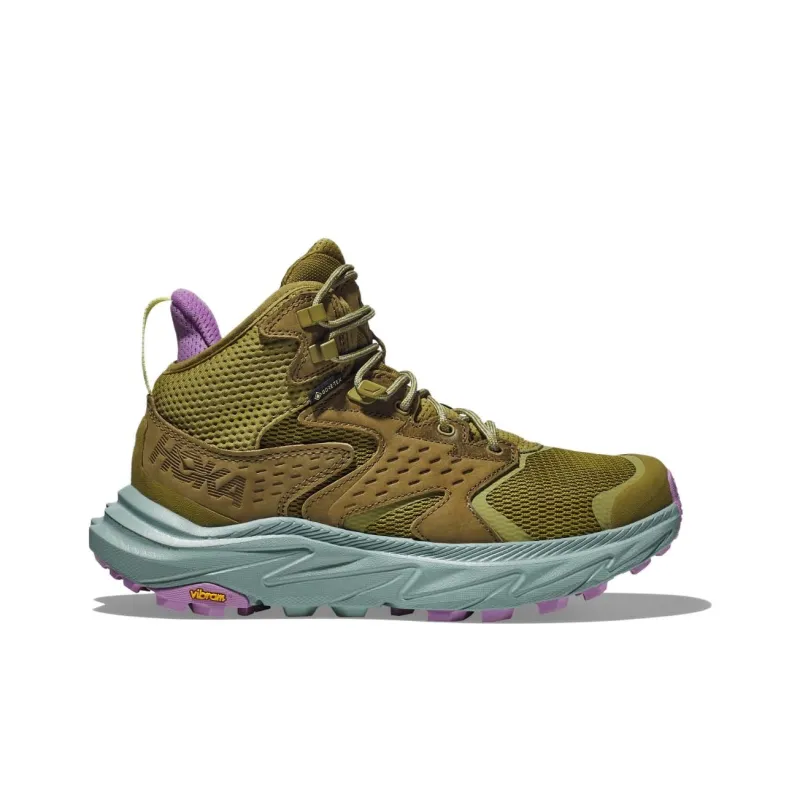 HOKA ONE ONE Anacapa 2 Mid Gore Tex Green Moss Agave Women's-1