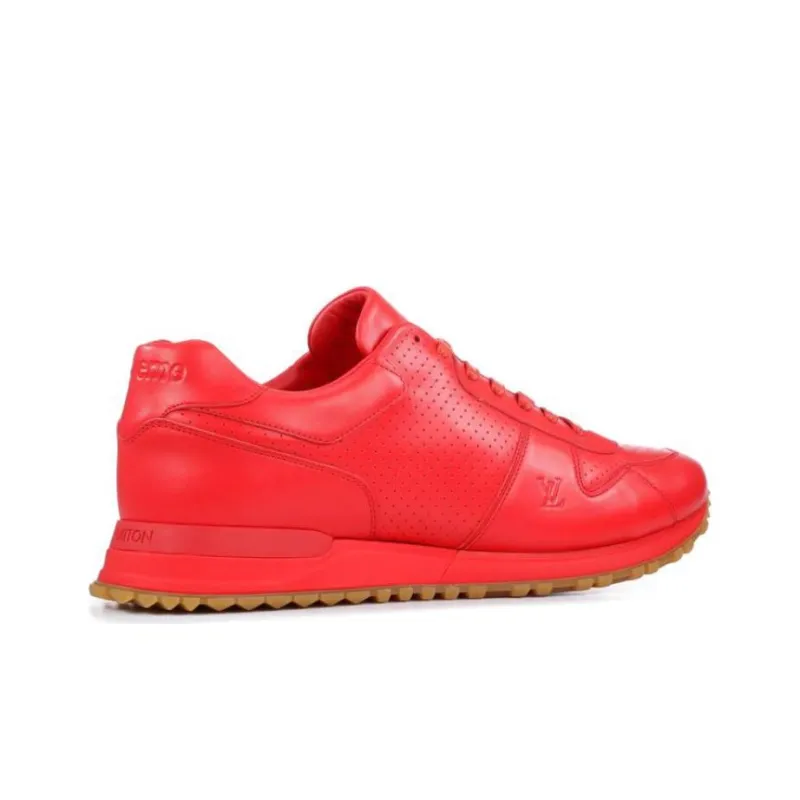 Supreme x LOUIS VUITTON Run Away Low Top Casual Shoes Men's Red-3