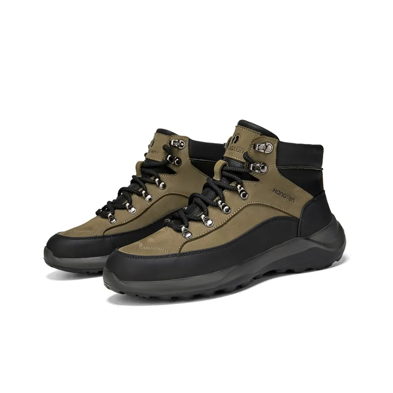 HANG TEN Cushioning Anti-Slip And Wear-Resistant Coverage Mid-Top Outdoor Shoes Women's Black Pink-7