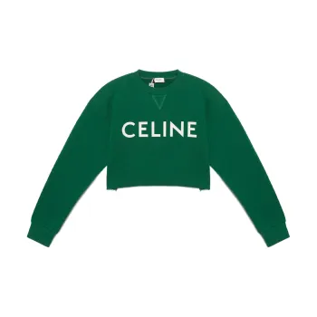 CELINE FW22 Sweatshirt Women's Dark Green