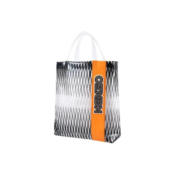KENZO Thermoplastic Polyurethane Tote Bag Shopping Bag Handbag Mini Men's Black-2
