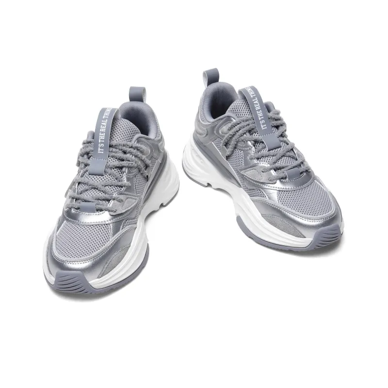 Coca Cola Wear Resistant Height Increasing Low Top Chunky Sneakers Unisex-3