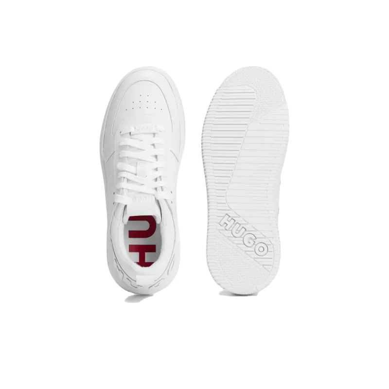HUGO BOSS Wear-Resistant Low-Top Skateboard Shoes Women's White-4
