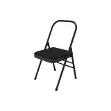 Black PU Single Chair[25 Tube Diameter/1.5 Wall Thickness]