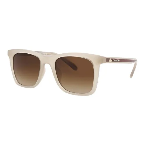 COACH Plastic Square Sunglasses Women's White