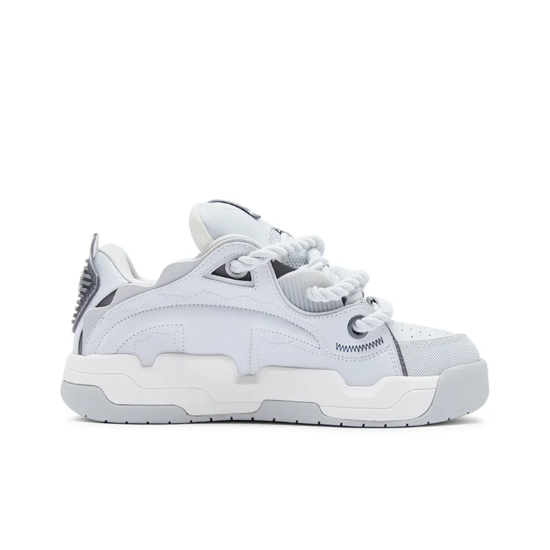 Champion TronSkateV1 Low Top Skateboard Shoes Men's Gray-1