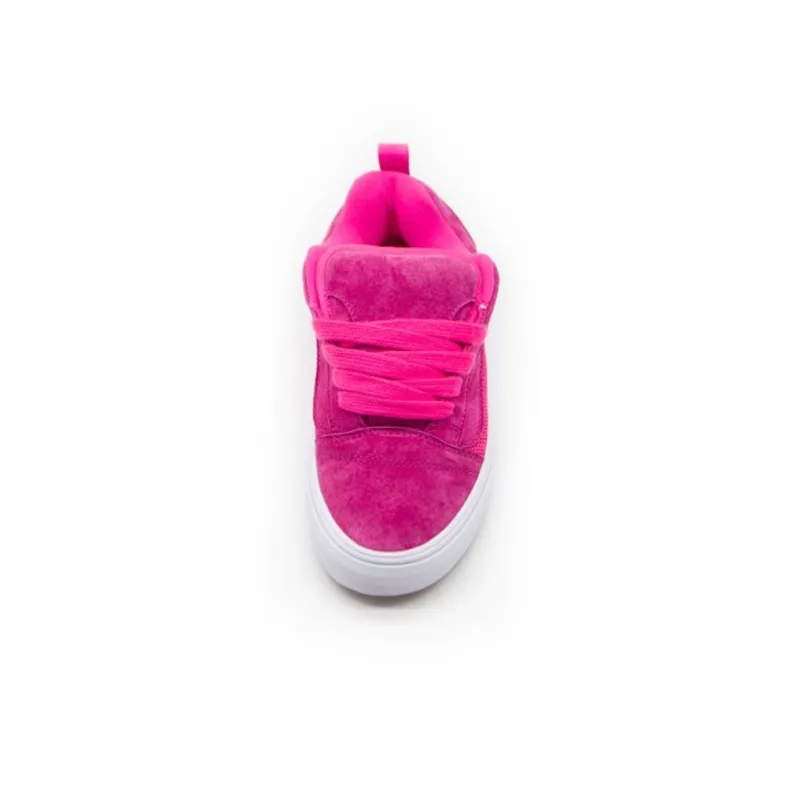 YIBONI Slip Resistant Coverage Low Top Skateboard Shoes Unisex Rose Red-2