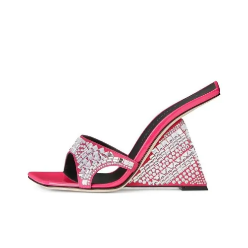 Giuseppe Zanotti 105mm Shine Wedge Sandals Women's
