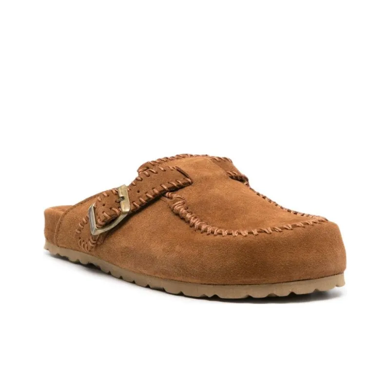 SCAROSSO Cheyenne Suede Slippers Women's-1