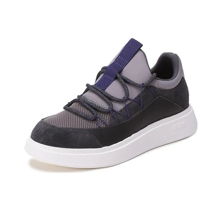 HUGO BOSS Shock Absorbers Low Top Sports Casual Shoes Men's Gray Purple-1