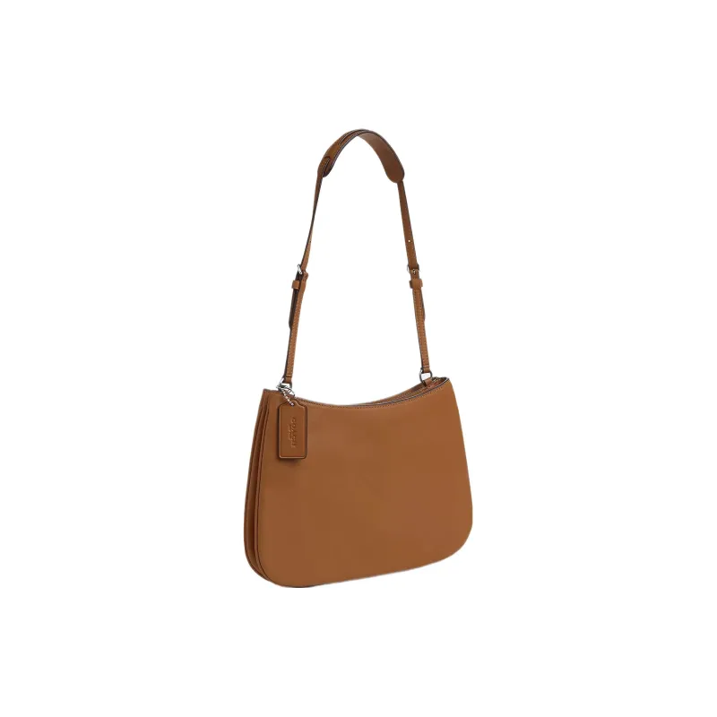 COACH Penelope Cow Leather Shoulder Bag, Handbag, Shoulder Bag Women's Light Brown-1