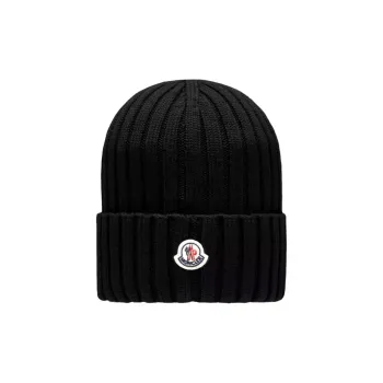 Moncler Ribbed Knit Beanie