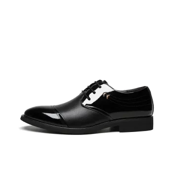 CHINT Dress Shoes Men Low Top Black