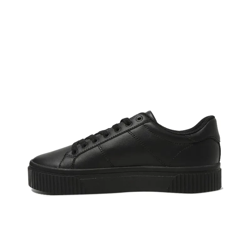 FILA Coat Deluxe Abrasion Resistant Low Top Skateboard Shoes Unisex Black Korean Style-0