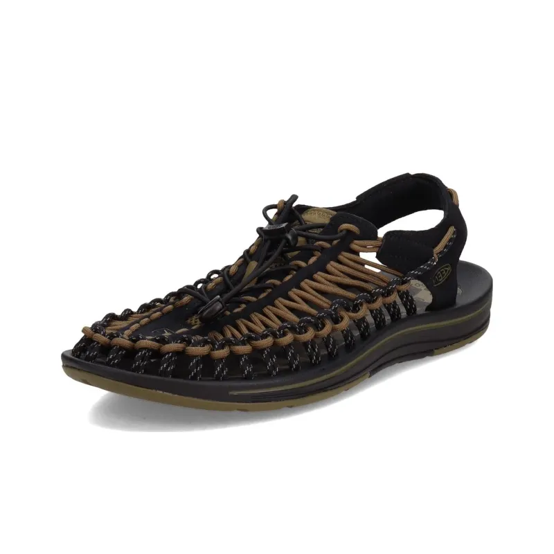KEEN Uneek Beach Sandals Men's Black Brown-1