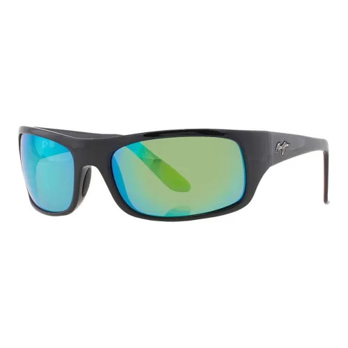 Silber Jim Plastic Rectangular sunglasses EYEWEAR Unisex Black