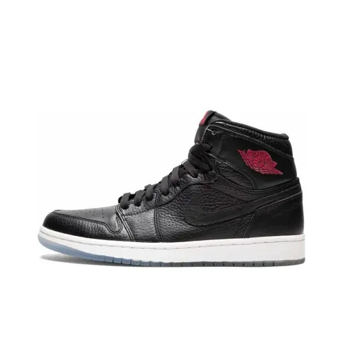 Air Jordan 1 Vintage Basketball Shoes Men Mid-Top Black