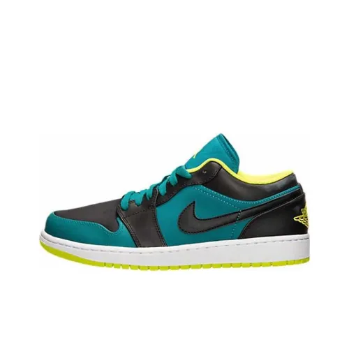 Jordan 1 Low Lush Teal Venom Green Black