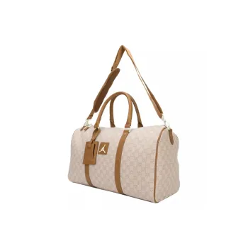 Jordan Polyester Gym Bag One Shoulder Crossbody Travel Bag Regular Unisex Beige/Cream