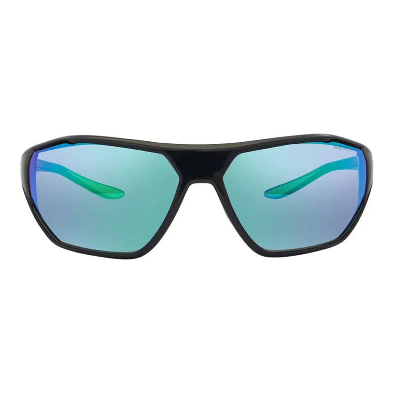 Nike Bio Based Injection Molded Plastic Irregular Shape Sunglasses Men's Black-1