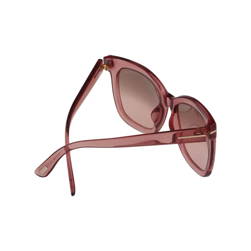 TOM FORD Alloy Acetate Butterfly Sunglasses Women's Pink-3