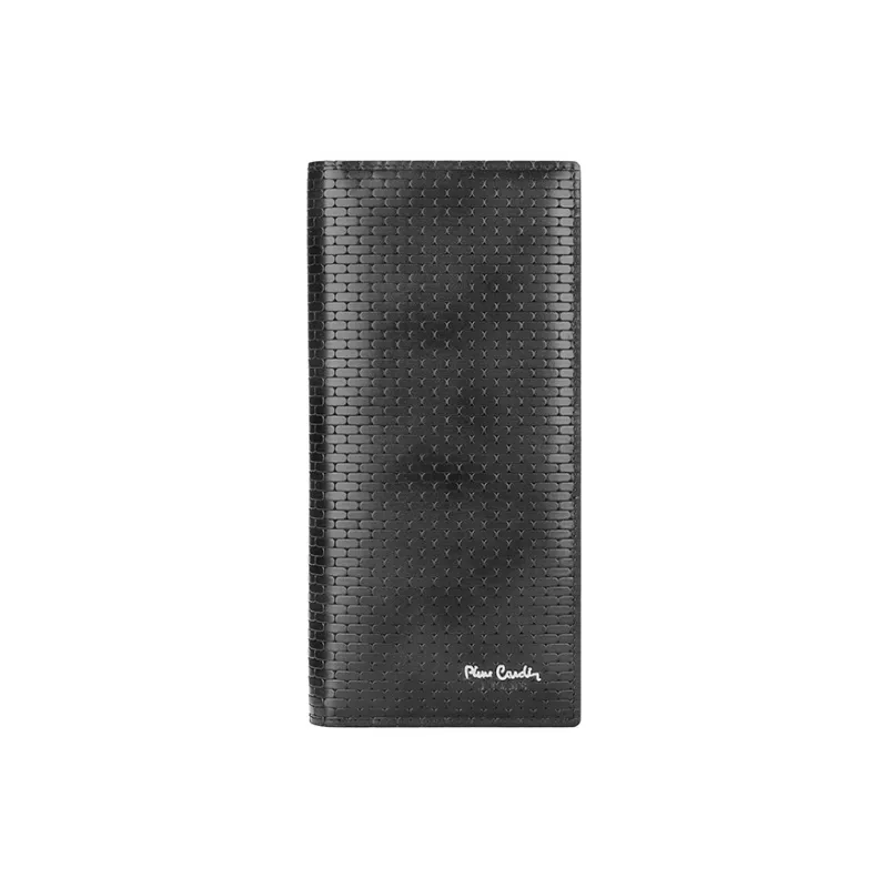 PIERRE CARDIN Cow Leather Card Holder, Wallet Regular Men's Brown/Black Gray-6