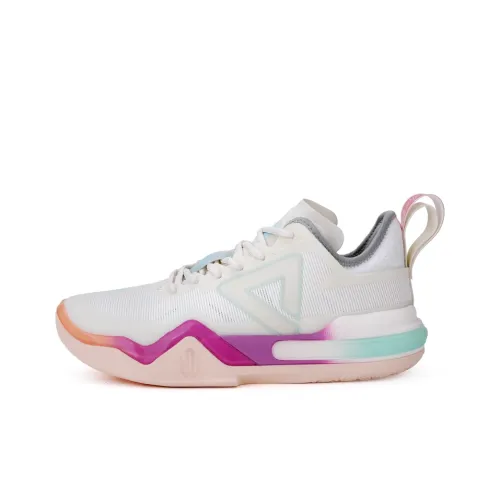 PEAK Wiggins AW1 Basketball Shoes Men Low-Top Pink Purple