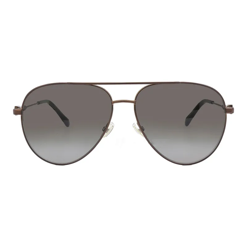 Jimmy Choo Metal Aviator Sunglasses Women's Brown-0