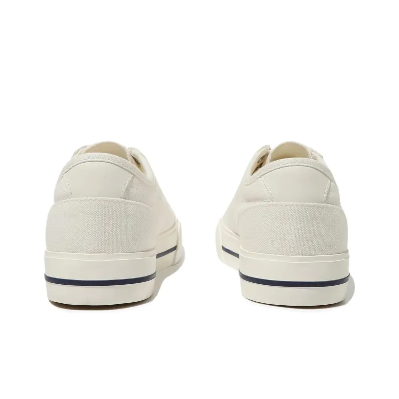 FILA Como V2 Abrasion Resistant Low Top Canvas Shoes Unisex Beige-4