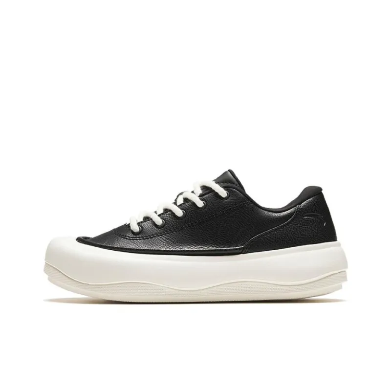Anta Donut Durable Breathable Low Top Skateboard Shoes Women's Black-0