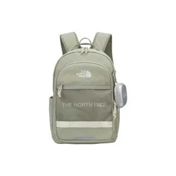 THE NORTH FACE Polyester Backpack Men's Slate Gray With Khaki Accents