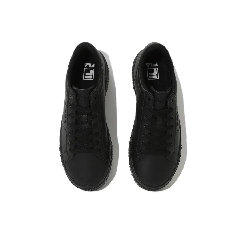 FILA Coat Deluxe Abrasion Resistant Low Top Skateboard Shoes Unisex Black Korean Style-3