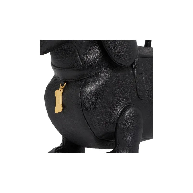 THOM BROWNE Hector Logo Embossed Tote Bag-6